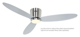 Stropni ventilator CasaFan ECO PLANO II 132 WiFi – ultra ravan i tih za niske stropove