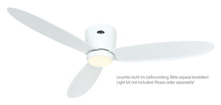 Stropni ventilator CasaFan ECO PLANO II 132 WiFi – ultra ravan i tih za niske stropove