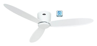 Stropni ventilator CasaFan ECO PLANO II 132 WiFi – ultra ravan i tih za niske stropove