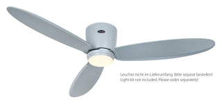 Stropni ventilator CasaFan ECO PLANO II 132 WiFi – ultra ravan i tih za niske stropove