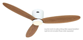 Stropni ventilator CasaFan ECO PLANO II 132 WiFi – ultra ravan i tih za niske stropove