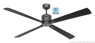 Stropni ventilator CasaFan Eco Neo III 152 cm – WiFi upravljanje i tihi DC motor