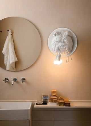 Zidna lampa buldog Karman Amsterdam keramička