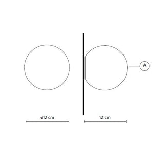 Zidna lampa mačka Karman Maoo – keramička