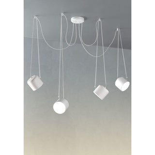 Luster Ole PACO Moderna i funkcionalna viseća lampa sa 4 metalna sjenila