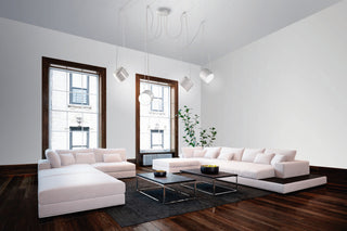 Luster Ole PACO Moderna i funkcionalna viseća lampa sa 4 metalna sjenila