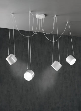 Luster Ole PACO Moderna i funkcionalna viseća lampa sa 4 metalna sjenila