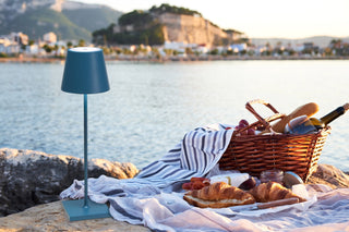 Prijenosna bežična lampa Zafferano Poldina LED fi 11 h 38 cm