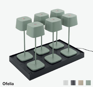 Zafferano Multipack set – 6 bežičnih prijenosnih lampi za ugostiteljstvo LED punjiva rasvjeta