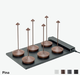 Zafferano Multipack set – 6 bežičnih prijenosnih lampi za ugostiteljstvo LED punjiva rasvjeta