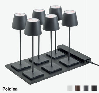 Zafferano Multipack set – 6 bežičnih prijenosnih lampi za ugostiteljstvo LED punjiva rasvjeta