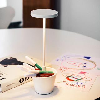 Prijenosna bežična lampa Zafferano Poldina Reverso LED Ø 11 h 35 cm