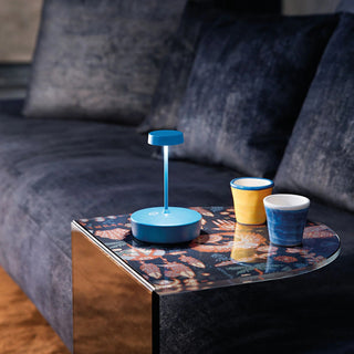 Prijenosna bežična lampa Zafferano Swap mini LED fi 10 h 14,8 cm