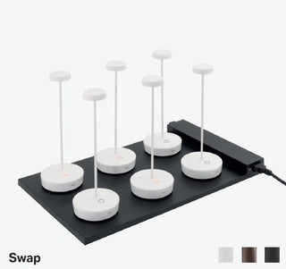 Zafferano Multipack set – 6 bežičnih prijenosnih lampi za ugostiteljstvo LED punjiva rasvjeta