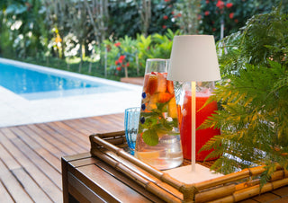 Prijenosna bežična lampa Zafferano Poldina LED fi 11 h 38 cm