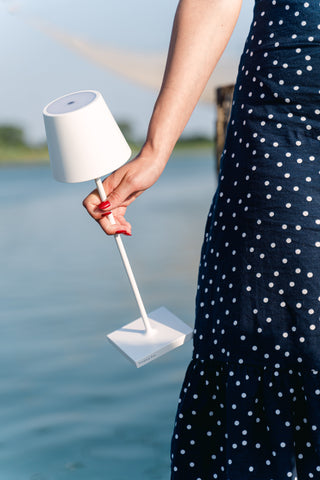 Prijenosna bežična lampa Zafferano Poldina LED fi 11 h 38 cm