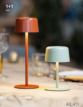 Prijenosna bežična lampa Ailati 1+1 LED fi 9 h 14/25 cm -set od 12 komada