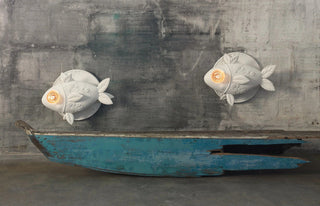 Zidna lampa riba Karman Aprile – keramička