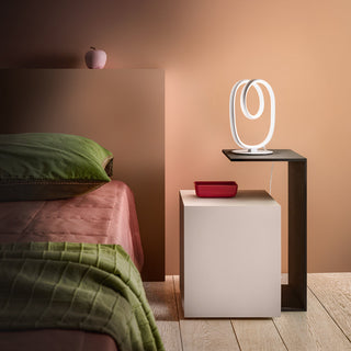 Stolna lampa Gea Luce DIVA spiralni LED dizajn 21x33 cm