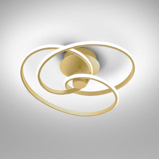 Stropna lampa Gea Luce DIVA PP spiralna LED forma 52x48 cm