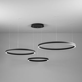 Luster Gea Luce Criseide SS3D s tri LED prstena u liniji promjer 96 80 i 60 cm
