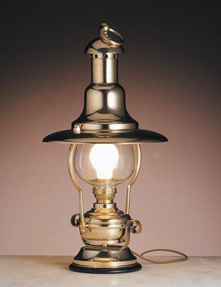 Stolna mesingana lampa s prozirnim staklom – Giesse 2213.LT