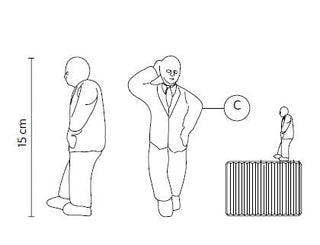 Dodatni pribor za Karman Umarell zidnu lampu – keramičke figure