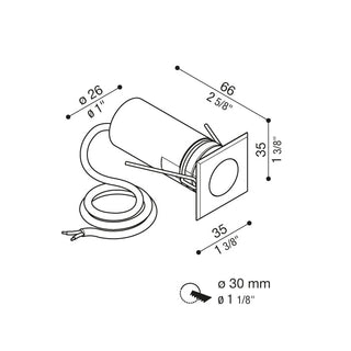 LED downlight Lombardo CNC 35 2.0 Q ugradna svjetiljka za interijer i eksterijer