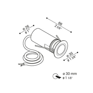 LED downlight Lombardo CNC 35 2.0 T ugradna svjetiljka IP67