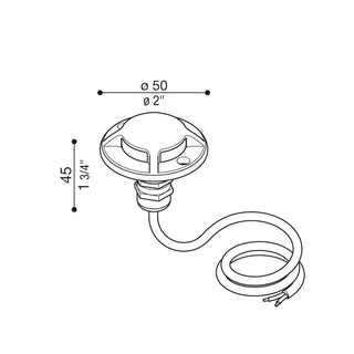 LED downlight Lombardo CNC 49 C4L ugradbena svjetiljka za vanjsku i unutarnju upotrebu
