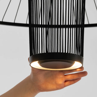 Luster Ole MEDUSA 100 cm  Podesiva viseća lampa od reciklirane užadi