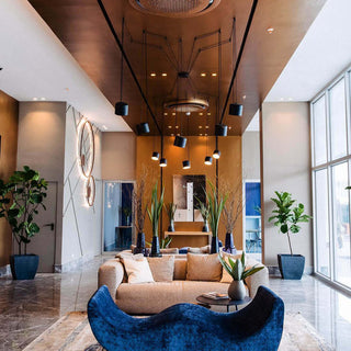 Luster Ole PACO Moderna i funkcionalna viseća lampa sa 4 metalna sjenila