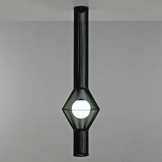 Luster Ole MORGANA podesiva viseća lampa od reciklirane užadi 20 cm