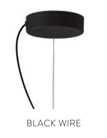 Luster Slamp Clizia 53 cm crna verzija Mama Non Mama