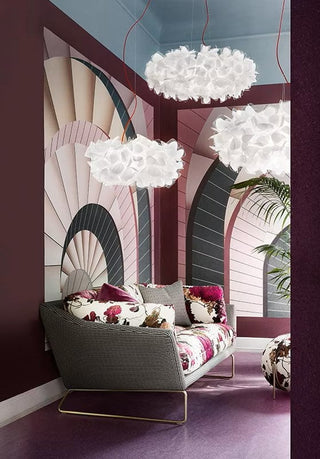 Luster Slamp Clizia 130 bijeli dizajnerski luster Mama Non Mama