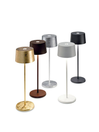 Prijenosna bežična lampa Zafferano Olivia LED fi 11 h 35 cm