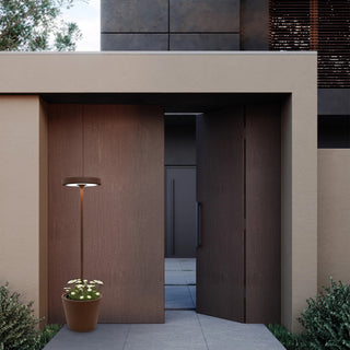 Prijenosna solarna podna LED lampa Zafferano Poldina Reverso Solar L RF