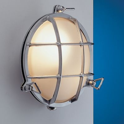 Zidna ili stropna svjetiljka Laura Suardi 2027.C E27 -  kromirani mesing IP54