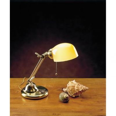 Stolna svjetiljka Laura Suardi 3102 E27 - polirani mesing