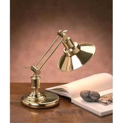 Stolna svjetiljka Laura Suardi 3144 E27 - polirani mesing