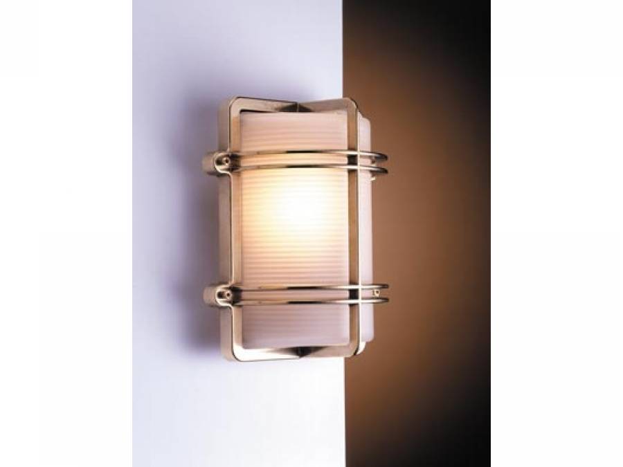 Zidna svjetiljka Laura Suardi 2373.L E27 - mesing IP55 Cijena