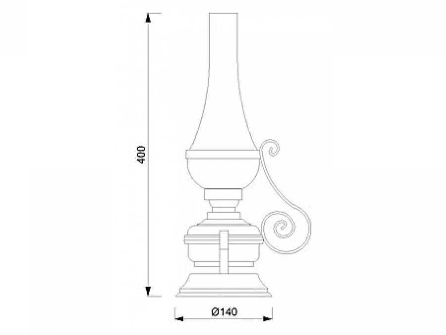 Stolna svjetiljka Laura Suardi 2208.LT E27 - polirani mesing Cijena