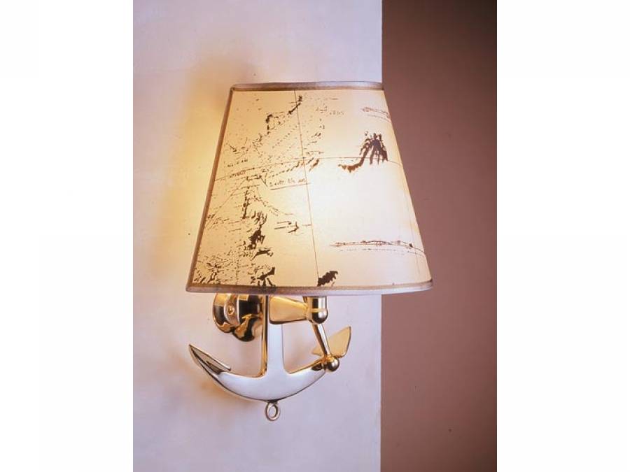 Zidna svjetiljka Laura Suardi 2216.LP E27 -  polirani mesing Cijena