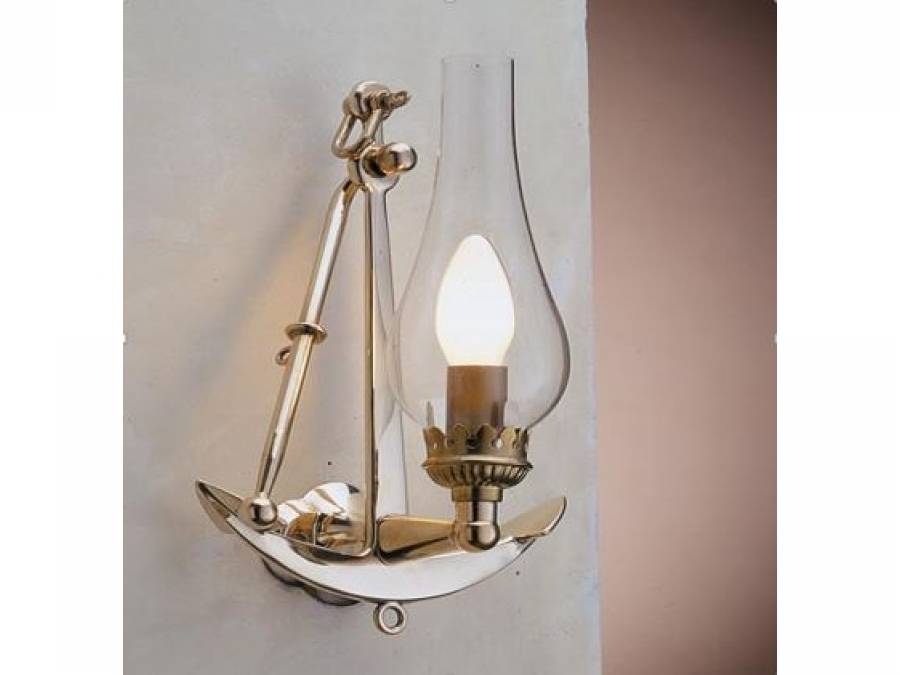 Zidna svjetiljka Laura Suardi 2237.LT E14 -  polirani mesing Cijena