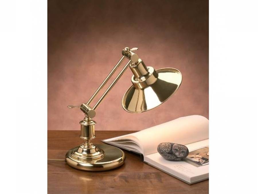 Stolna svjetiljka Laura Suardi 3144 E27 - polirani mesing Cijena