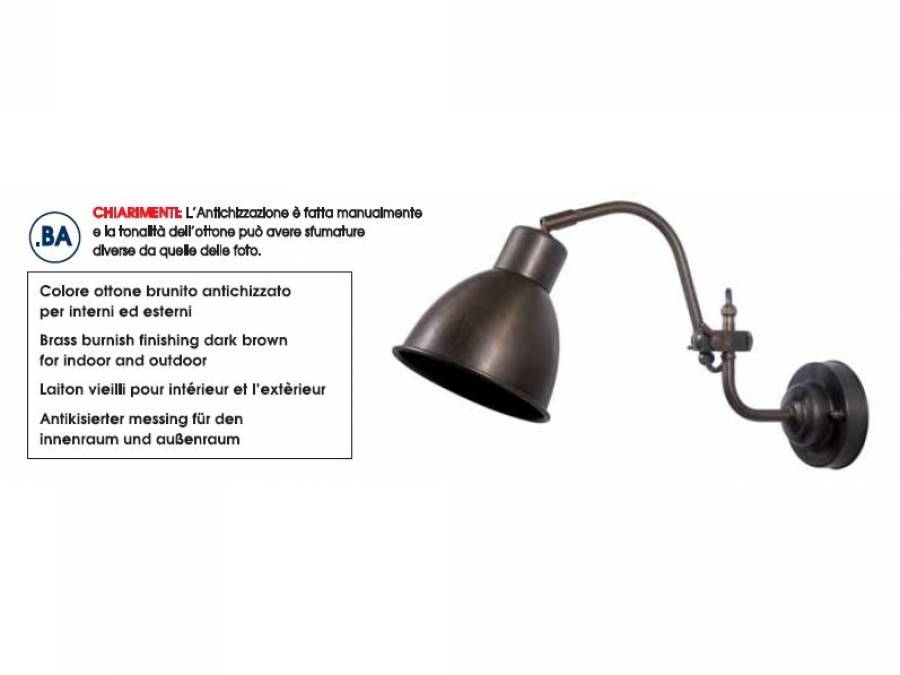 Vanjska zidna svjetiljka Moretti Luce 3303.T IP44 E27 max 52W Cijena