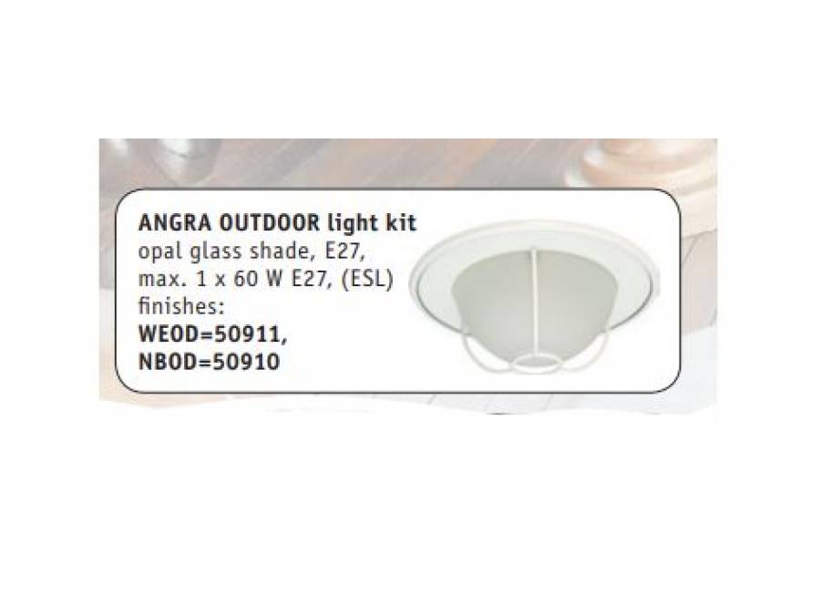 Dodatni pribor - rasvjeta Angra za stropni ventilator Casa Fan Hunter Outdoor E27, max. 60 W IP44 Cijena