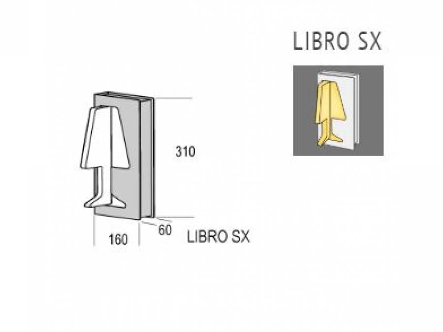 Zidna lampa Kreadesign Libro SX LED Cijena