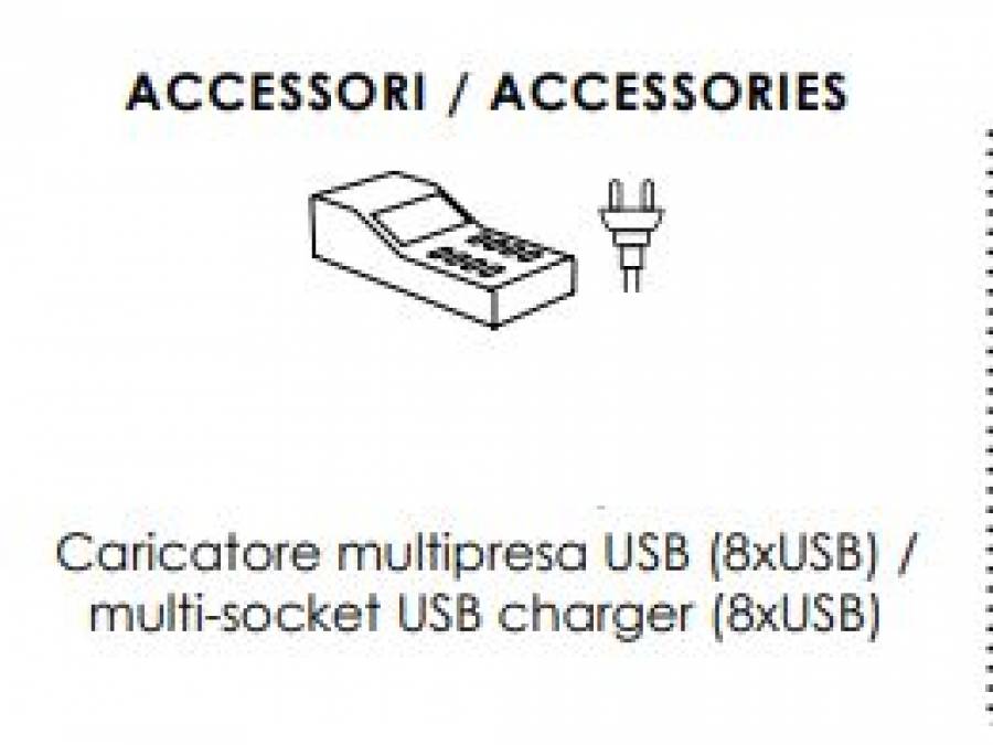 Multi USB punjač za bežičnu LED svjetiljku 8 X USB Cijena