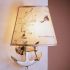 Zidna svjetiljka Laura Suardi 2216.LP E27 -  polirani mesing